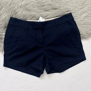 J. Crew 3 1/2 " Navy Blue Shorts NWT
